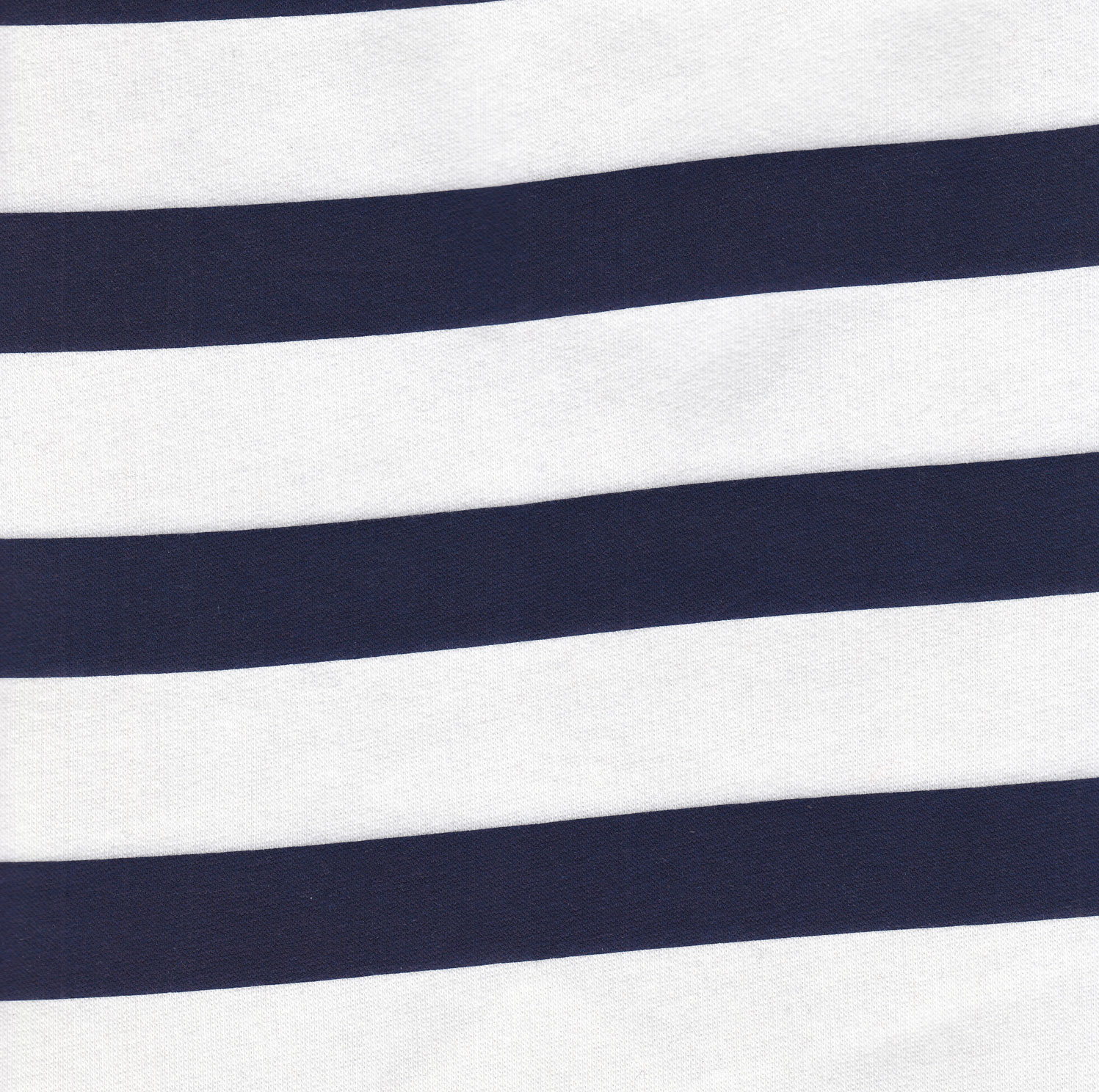 Navy Striped Cotton